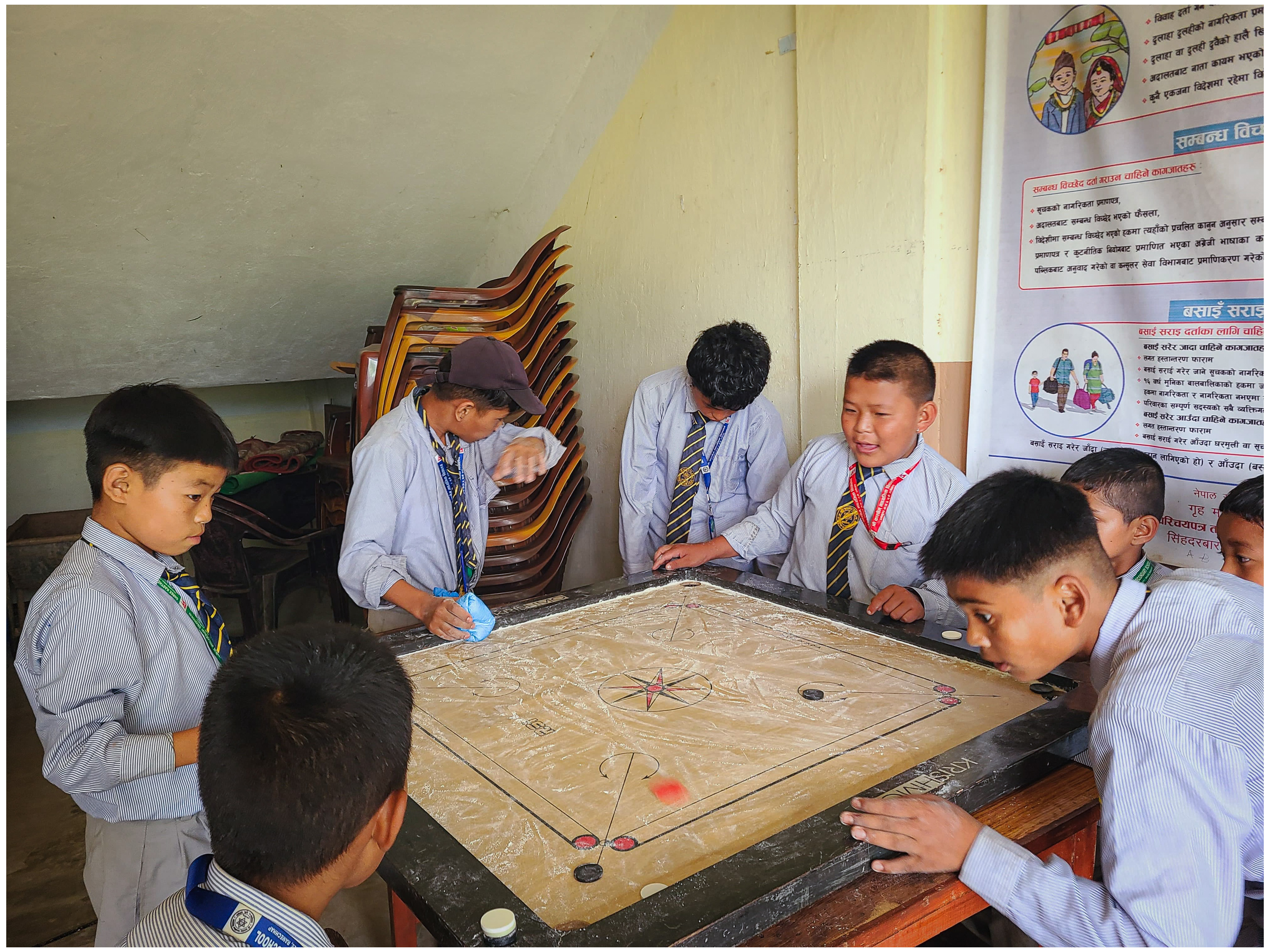 Carrom: Learning Through Play